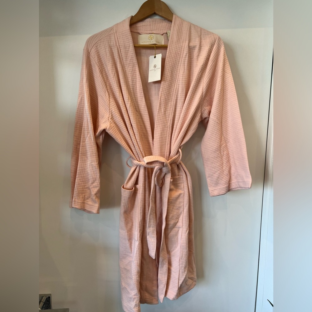 NWT Adrienne Vittadini Waffle Knit Robe size L/XL
